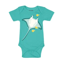 Body manches courtes Raie Manta- Coq en Pâte