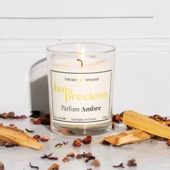 Bougie parfumée à l'ambre