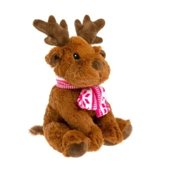 Bouillotte peluche Élan de Noël