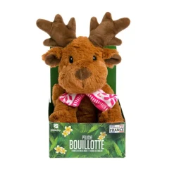 Bouillotte peluche Élan de Noël