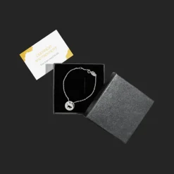 Bracelet chat qui marche en argent