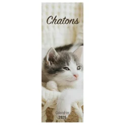 Calendrier long "Chatons" - 2026