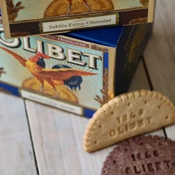 Duo de biscuits demi-lune : extra vanille & chocolat