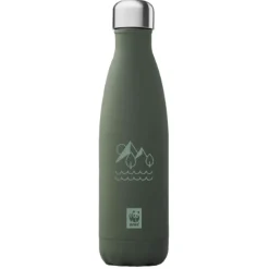 Gourde isotherme verte en inox - 500 ml