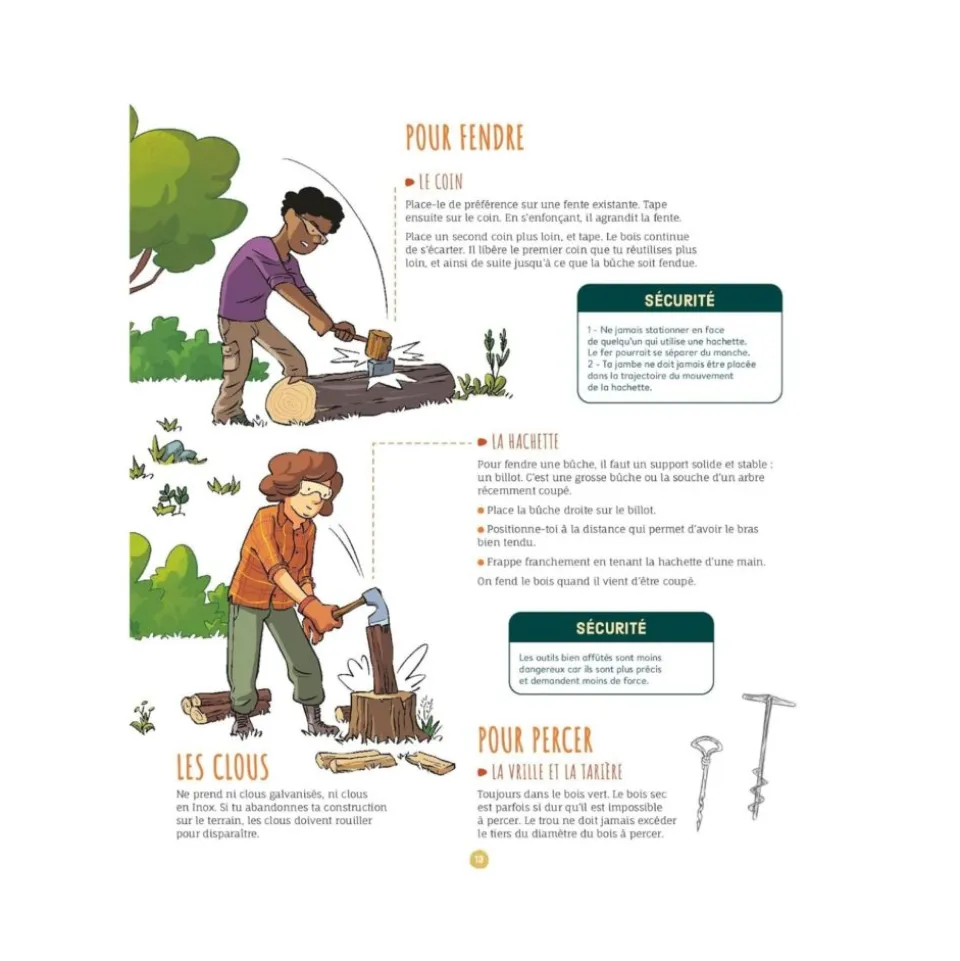 Installe ton camp dans la forêt