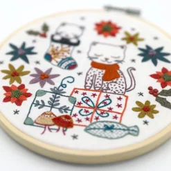 Kit de broderie motifs chat