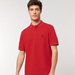 Polo homme rouge WWF