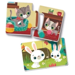 Puzzle - Les animaux et leur petit