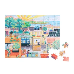 Puzzle éducatif : ville verte - Janod