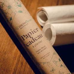 Rouleau de Papier cadeau ensemencé (flyer de noël)