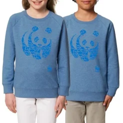 Sweat enfant bleu WWF