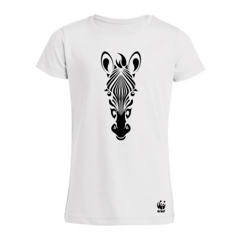 T-shirt zèbre WWF coton bio